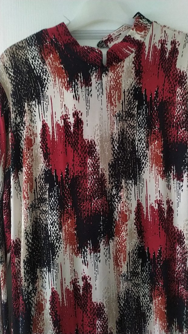 Kadın Çok Renkli Uzun Elbise - Görsel 2