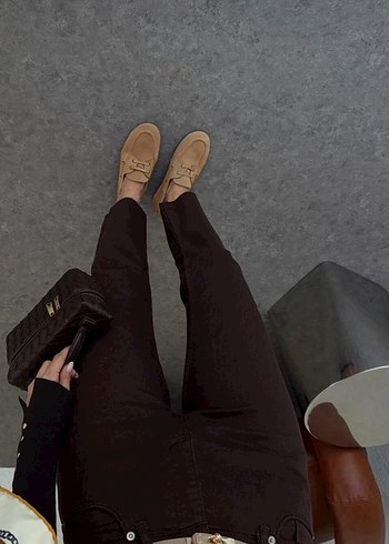 Kadın Kahverengi Midi Pantolon - Görsel 3