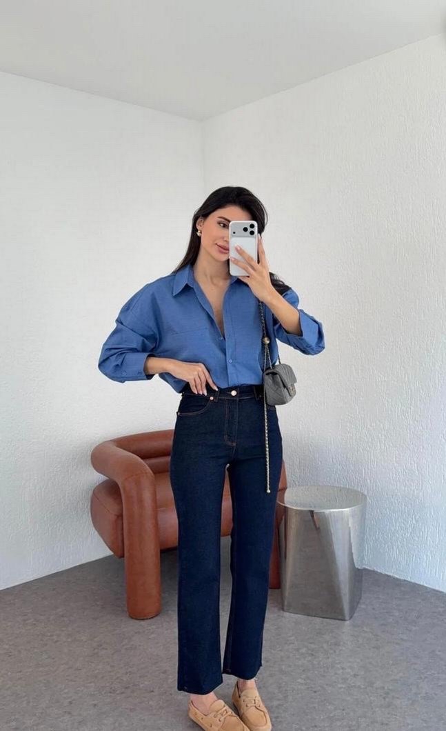 Mavi kot jean - Görsel 3