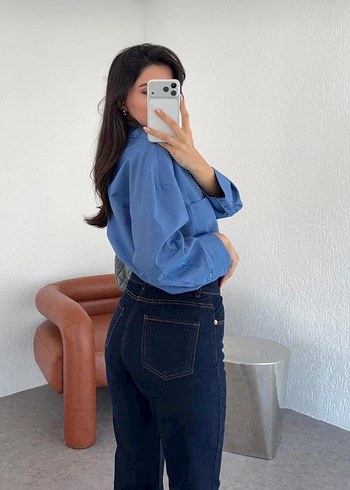 Mavi kot jean - Görsel 4