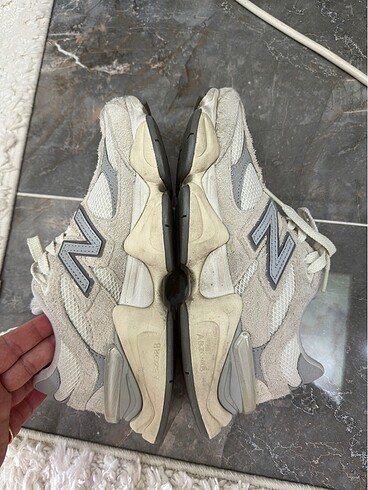 38,5 Beden beyaz Renk New Balance 9060 Moonbeam Sea Salt