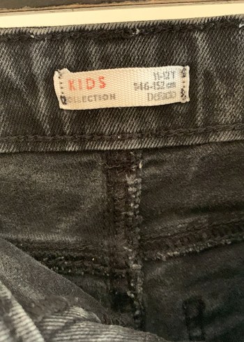 Gevşek Kesim Gri Denim Kadın Pantolon - Görsel 3