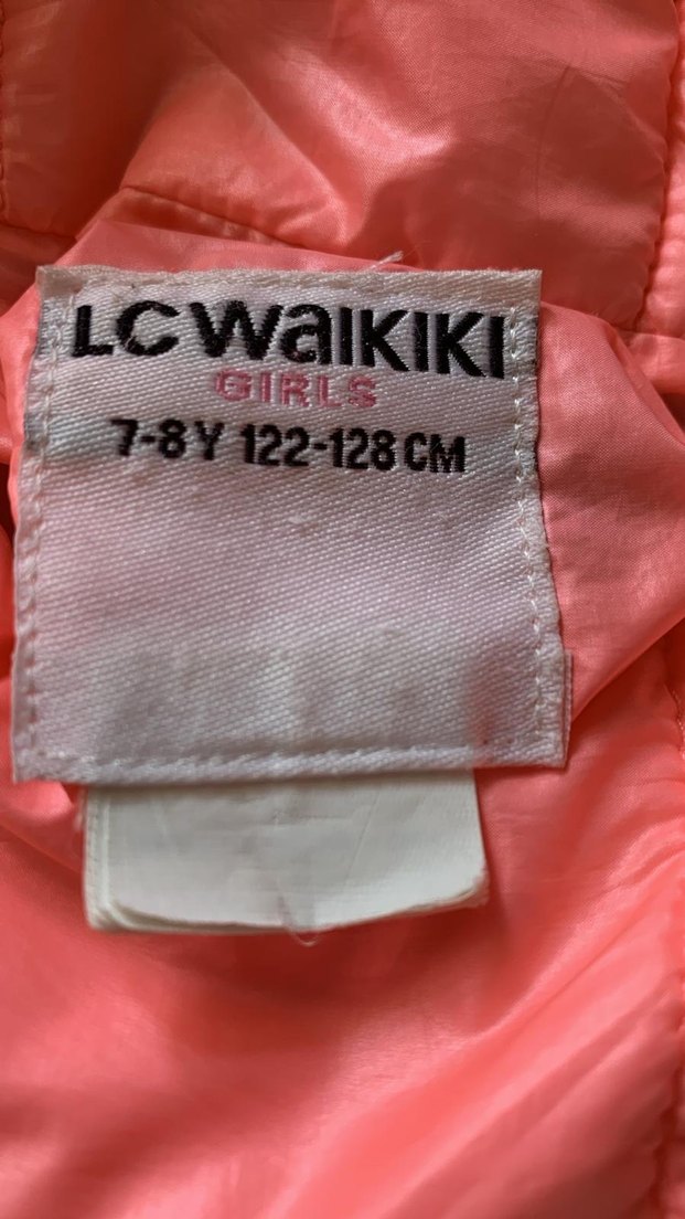 Kız Çocuk Pembe Kapitone Fermuarlı Çift Taraflı Mont - Görsel 5