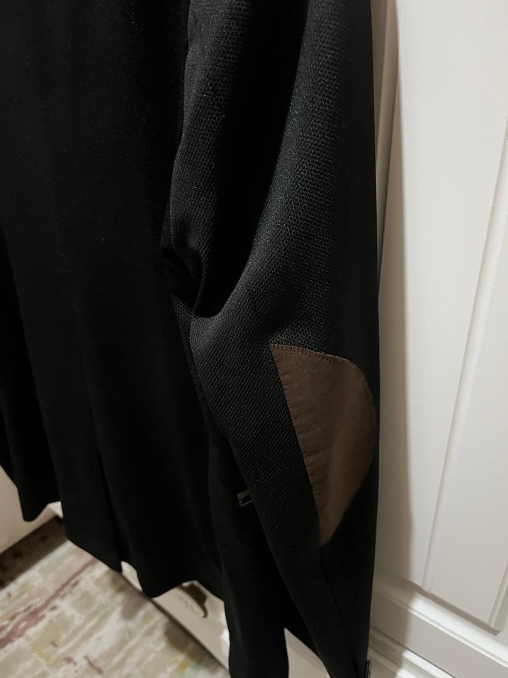 Erkek Siyah Düğmeli Blazer Ceket - Görsel 4