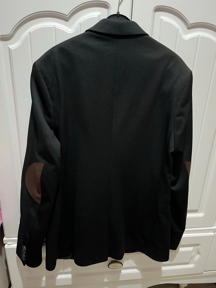 Erkek Siyah Düğmeli Blazer Ceket - Görsel 3