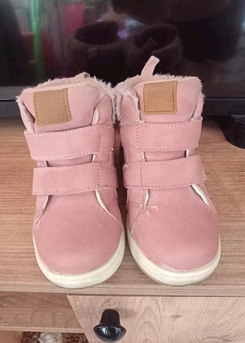 Pembe Süet Kız Çocuk Botu