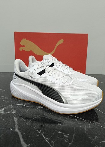 Puma Beyaz Gri Erkek Spor Ayakkabı