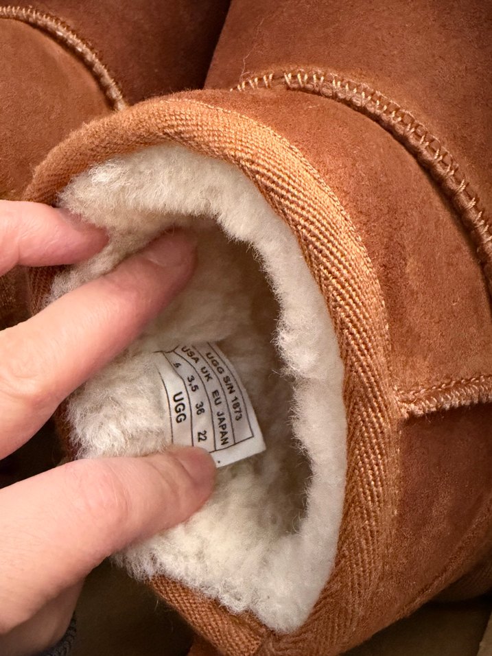 UGG ultra mini bot taba renk — görsel 6/9