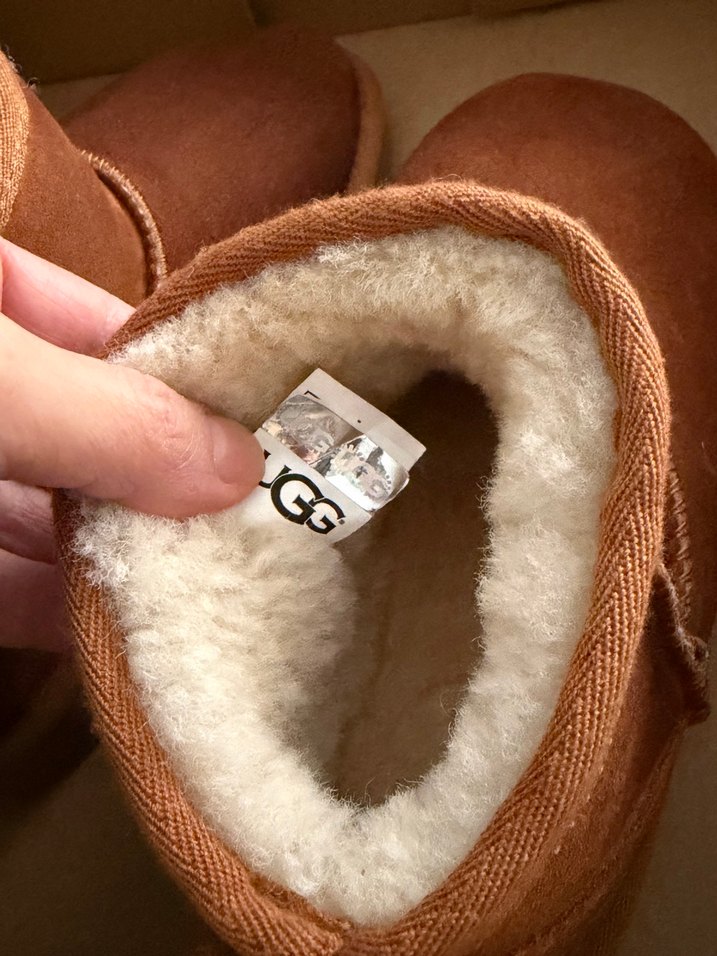UGG ultra mini bot taba renk — görsel 8/9