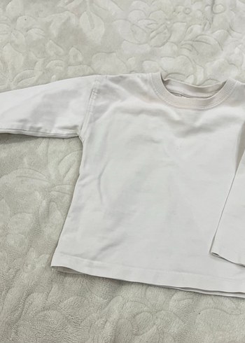 Beyaz Uzun Kollu Bebek body - Görsel 3