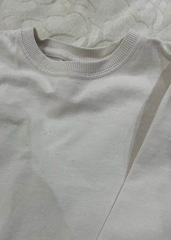 Beyaz Uzun Kollu Bebek body - Görsel 2