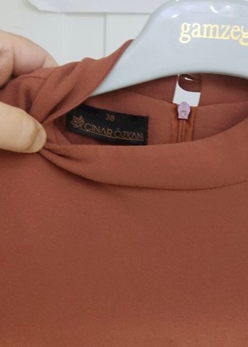 38 Beden Bordo Uzun Basic Salaş Elbise