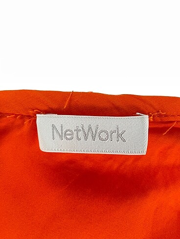 40 Beden turuncu Renk Network Kısa Elbise %70 İndirimli.