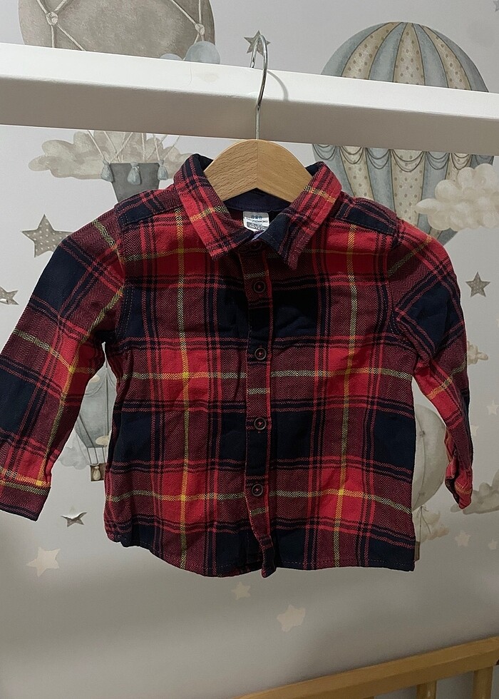 Erkek bebek uzun kollu gömlek - Görsel 2