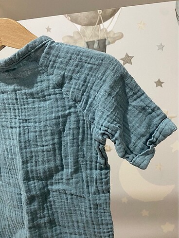 Erkek Bebek Müslin Takım - Görsel 5