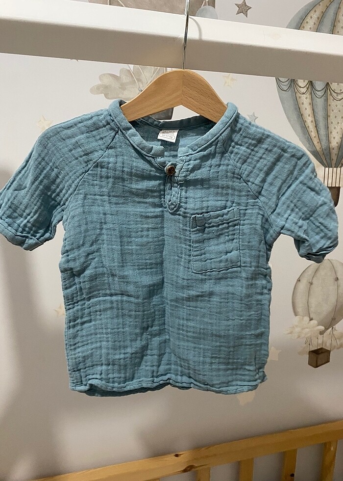 Erkek Bebek Müslin Takım - Görsel 3