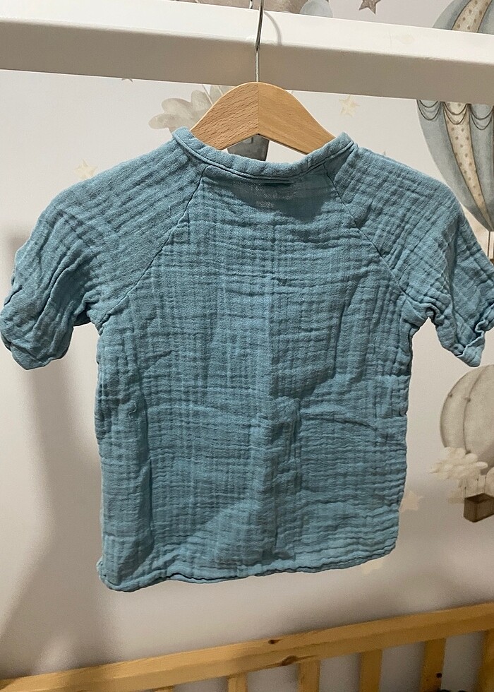 Erkek Bebek Müslin Takım - Görsel 4