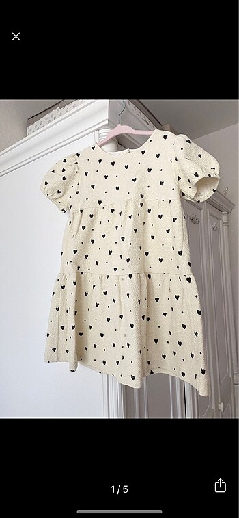 Zara elbise 4-5 yaşa