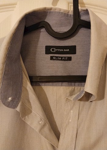 Cotton Bar Kısa Kollu %100 pamuk Erkek Gömlek