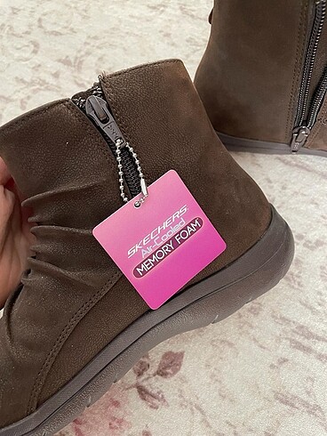 37 Beden kahverengi Renk Skechers Bot