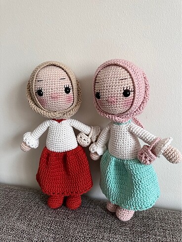  Başörtülü amigurumi bebek