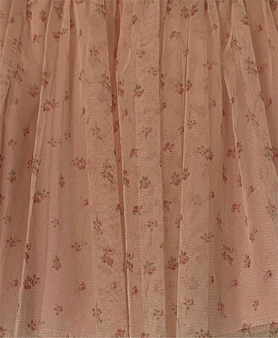 Zara Pembe çiçekli etek