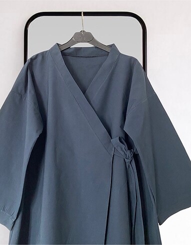 H&M Lacivert kimono