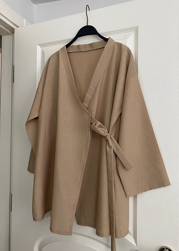 xxl Beden Koyu bej kimono