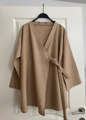 Koyu Bej Kimono