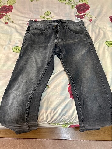 Zara slimfit temiz gri kot pantolon