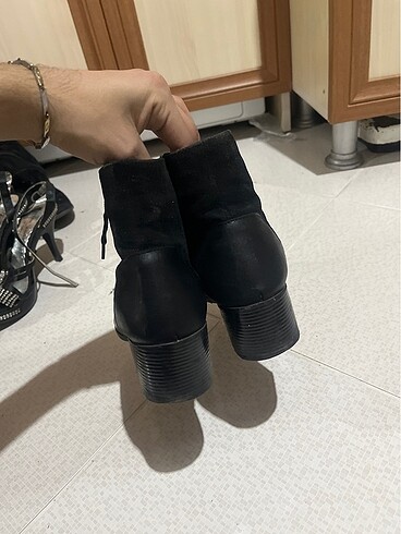 37 no kalın topuklu bot - Görsel 6