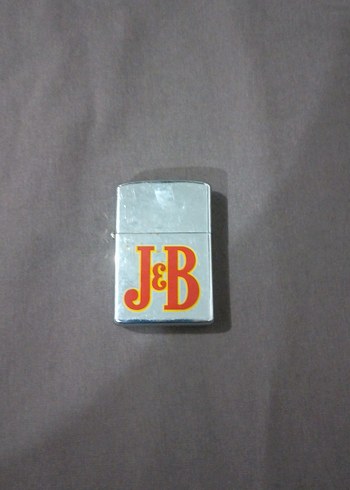 Gri Vintage J&B Erkek Zippo Çakmak