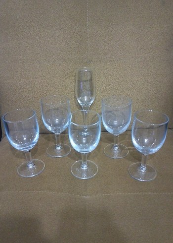 Paşabahçe 6 lı Çam Kadeh Bardak Set