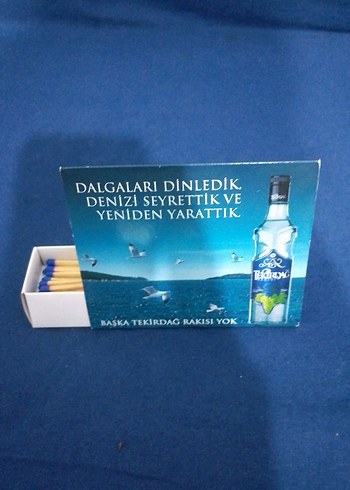 Beden Tekirdağ Rakı Temalı Üçgen Kibrit-2
