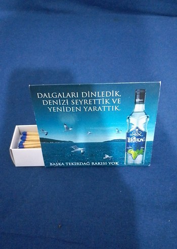 Diğer Tekirdağ Rakı Temalı Üçgen Kibrit-2