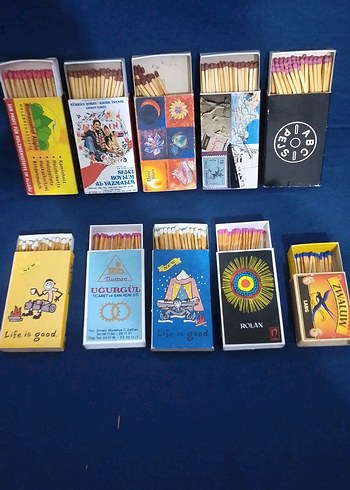  Beden çeşitli Renk Büyük Boy Renkli Kibrit Kutuları Seti