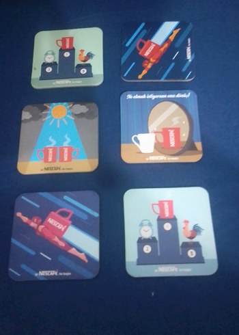 Diğer Nescafe Temalı Bardak Altı Set
