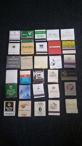30 Adet Yurtdışı Kibrit Lot-2