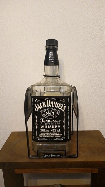 Standlı Dekoratif Jack Daniels Şişesi