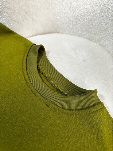 Yağ yeşili Sweatshirt Sweat
