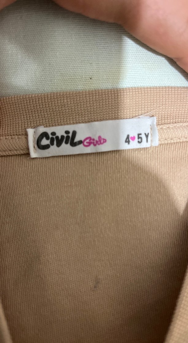 Kelebek Baskılı Bohem Kız Sweatshirt - Görsel 2