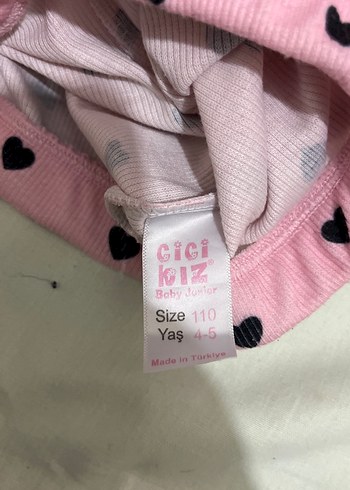Kız Çocukları Pamuklu Baskılı Tayt ve Pijama - Görsel 2