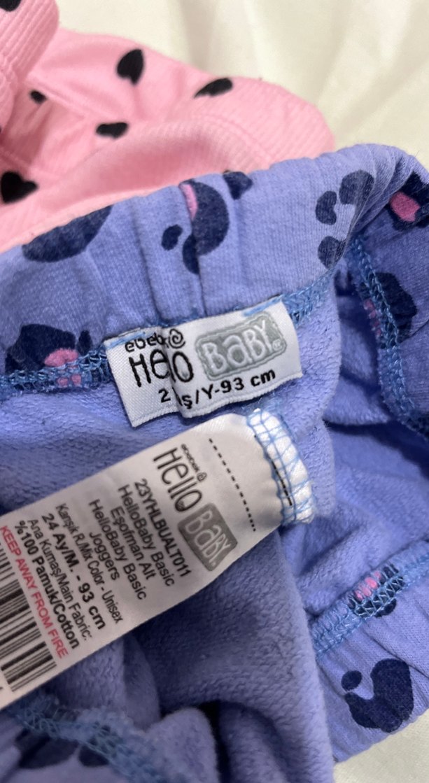 Kız Çocukları Pamuklu Baskılı Tayt ve Pijama - Görsel 4