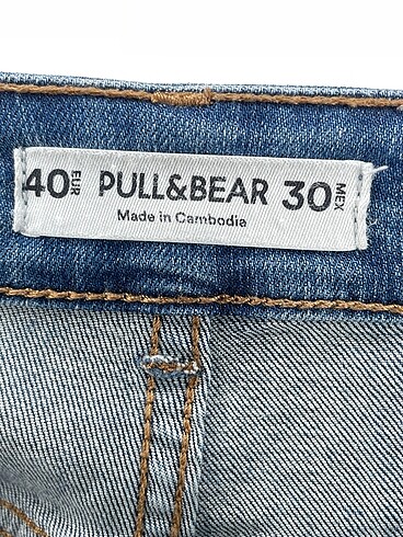 40 Beden mavi Renk Pull and Bear Jean / Kot %70 İndirimli.