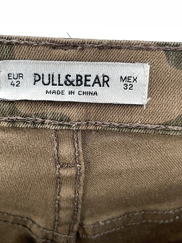 42 Beden yeşil Renk Pull and Bear Jean / Kot %70 İndirimli.