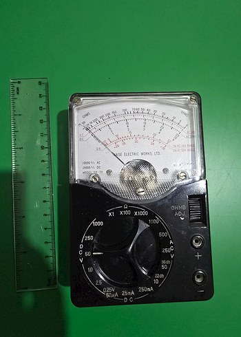 Analog Multimetre Ölçüm Cihazı Siyah - Görsel 2