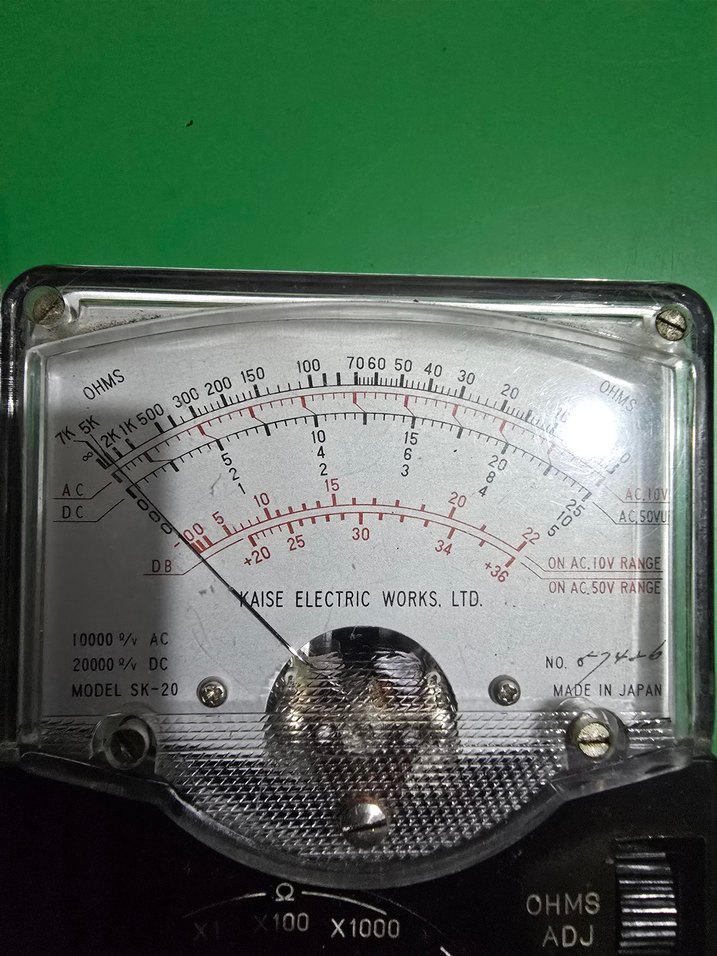 Analog Multimetre Ölçüm Cihazı Siyah - Görsel 4