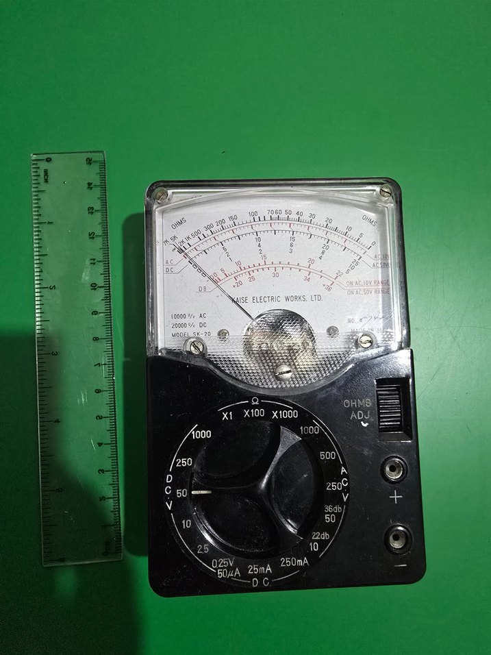 Analog Multimetre Ölçüm Cihazı Siyah - Görsel 2