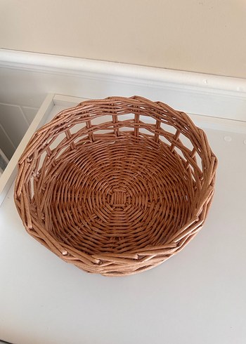 Bej Hasır Depolama Sepeti - Görsel 2