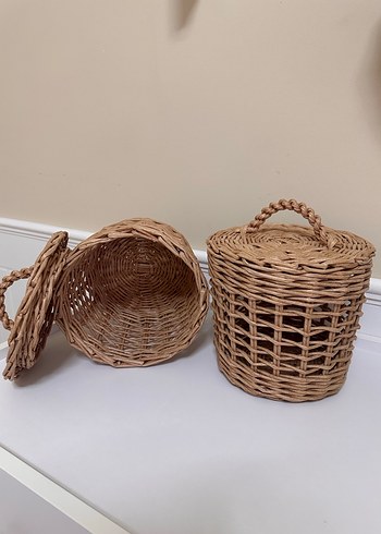 Hasır Kapaklı Sepet - Görsel 3